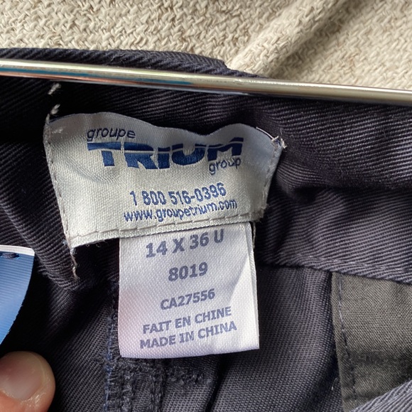 Trium group work/cargo pants. Navy blue. Size 14/36. - Picture 9 of 16